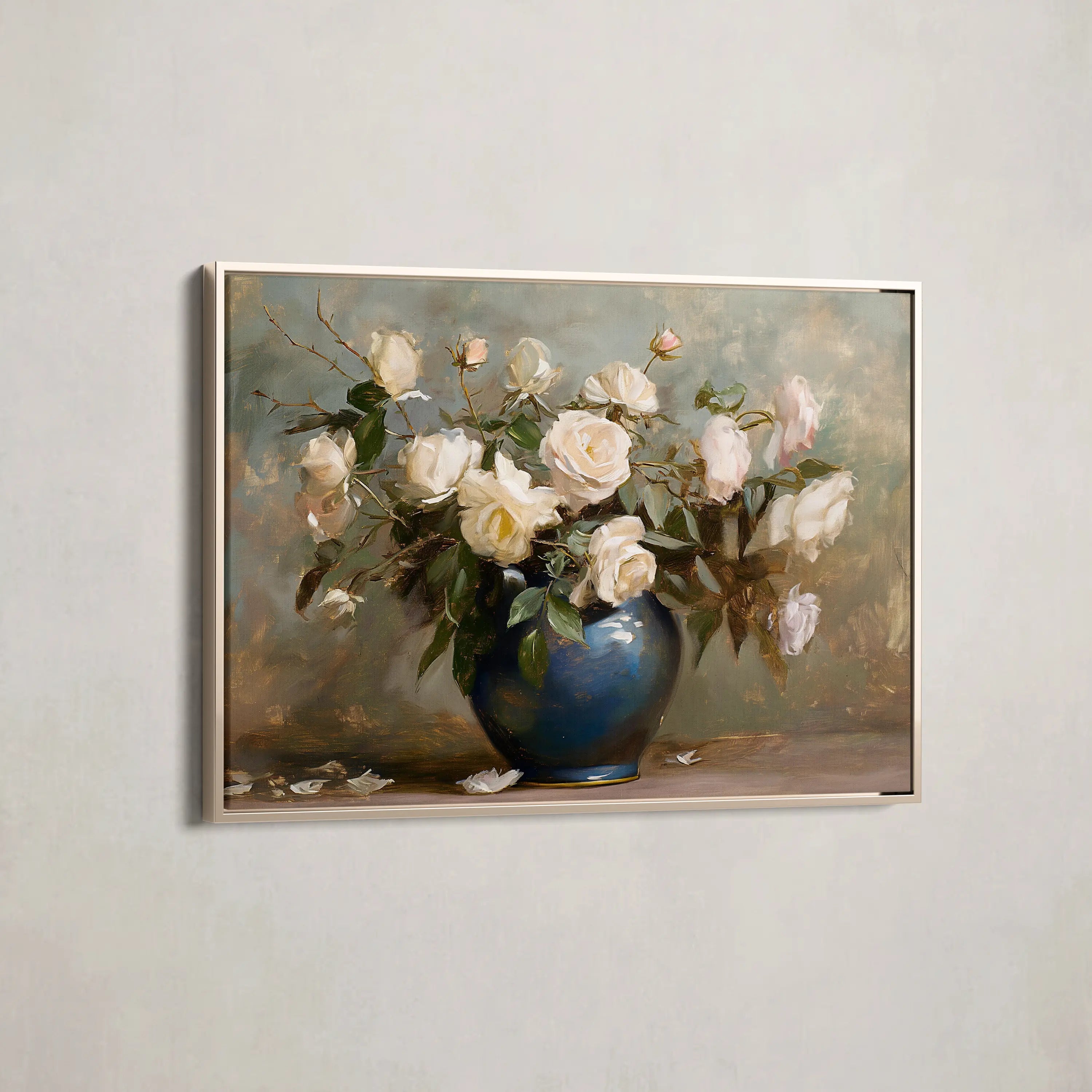 Floral Canvas Wall Art WAD100-F 90 x 60 cm / Stretched on hidden frame