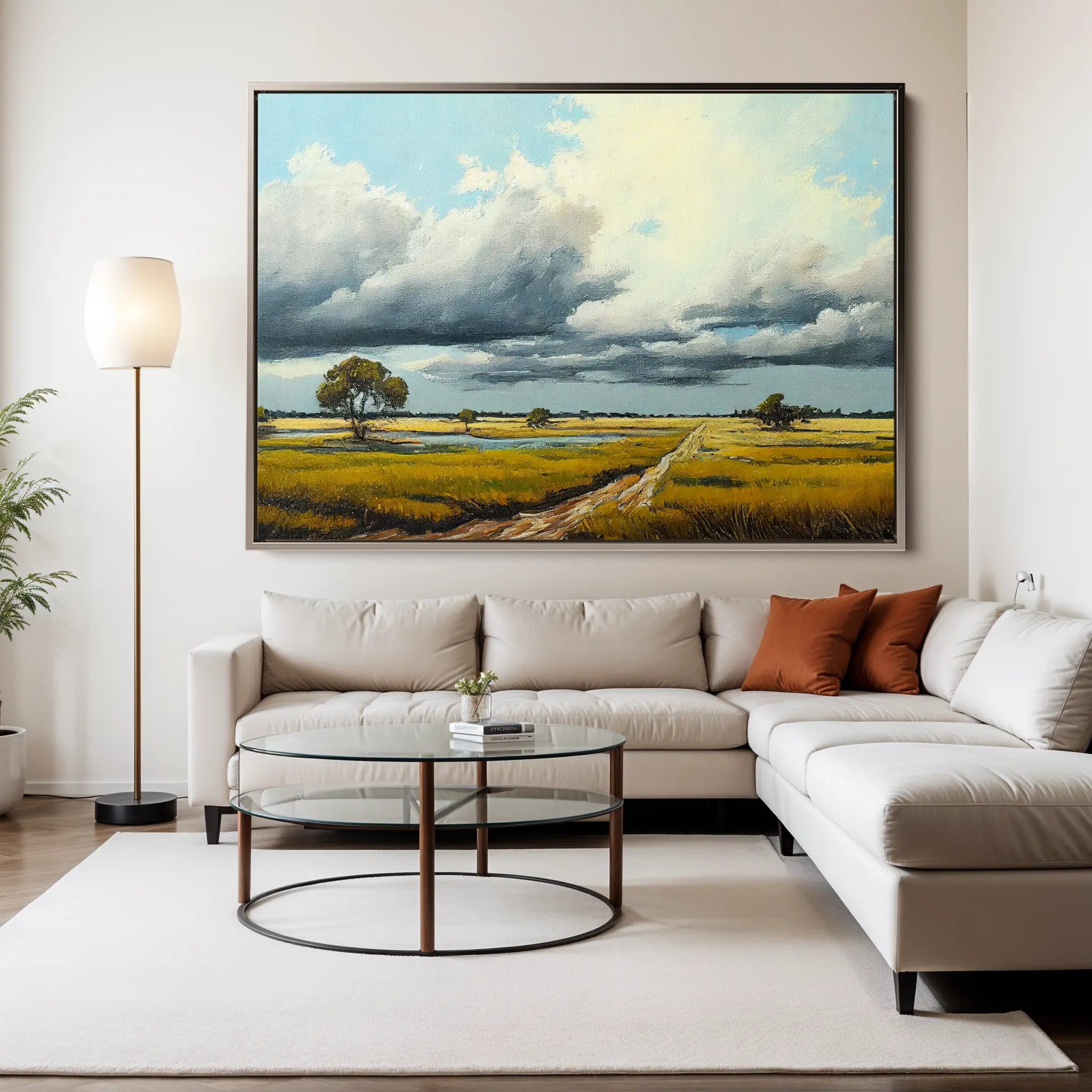 Landscape Canvas Wall Art WAD100-L 90 x 60 cm / Stretched on hidden frame