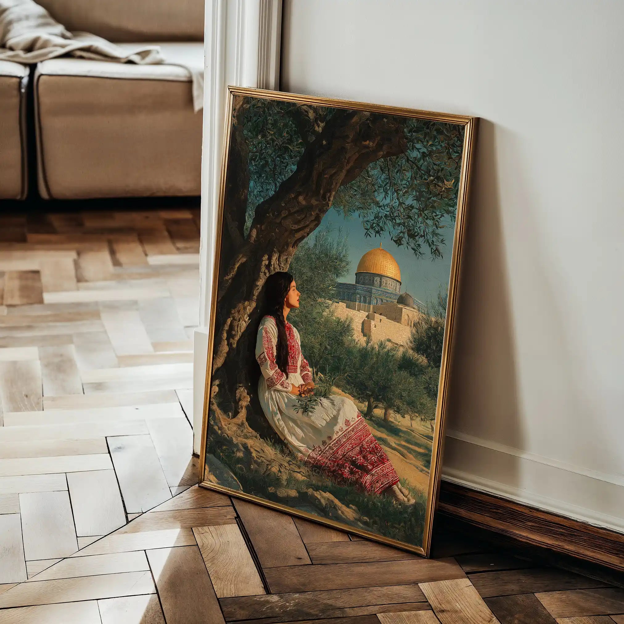 Palestine 100 Canvas Art 60 x 40 cm / Stretched on hidden frame