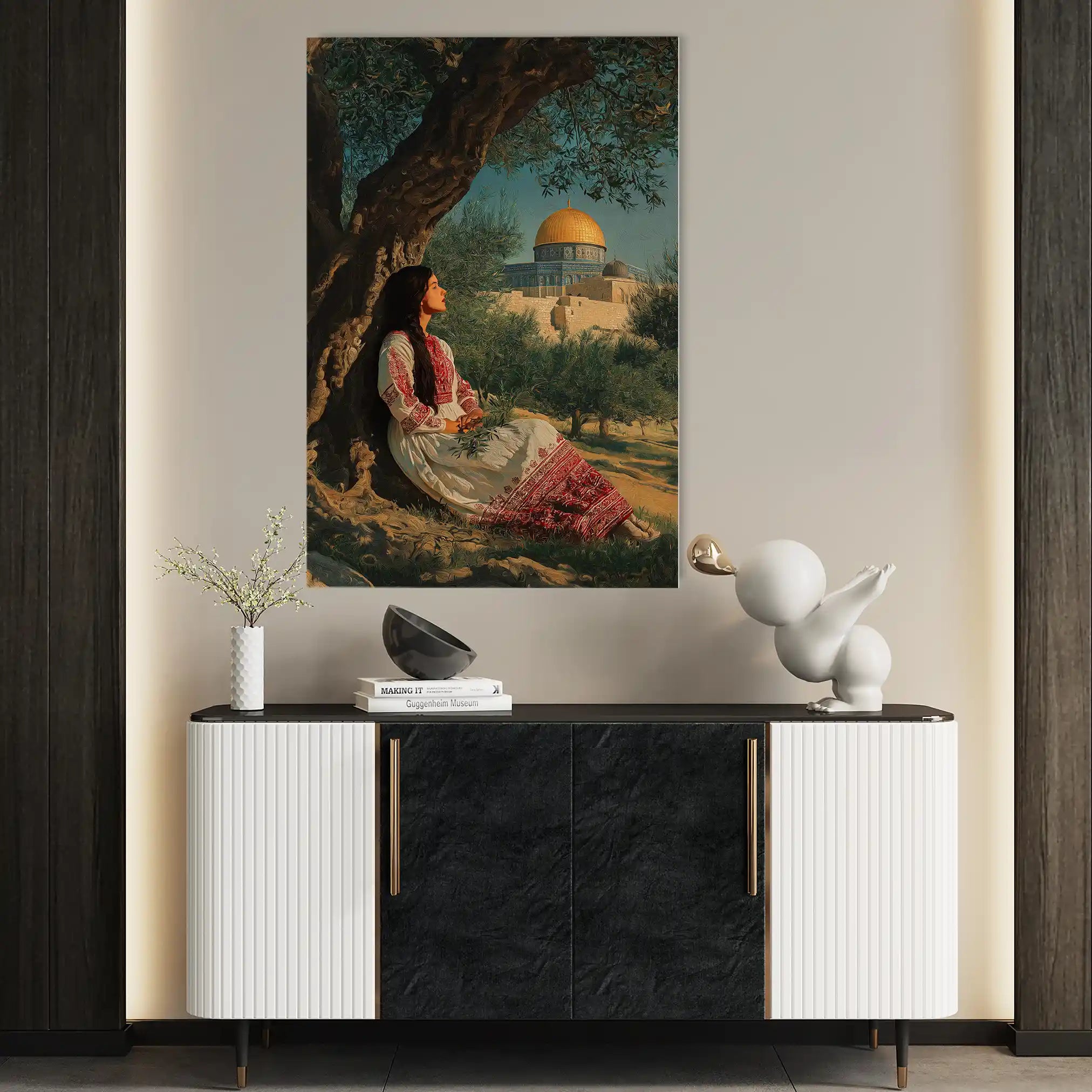 Palestine 100 Canvas Art 60 x 40 cm / Stretched on hidden frame