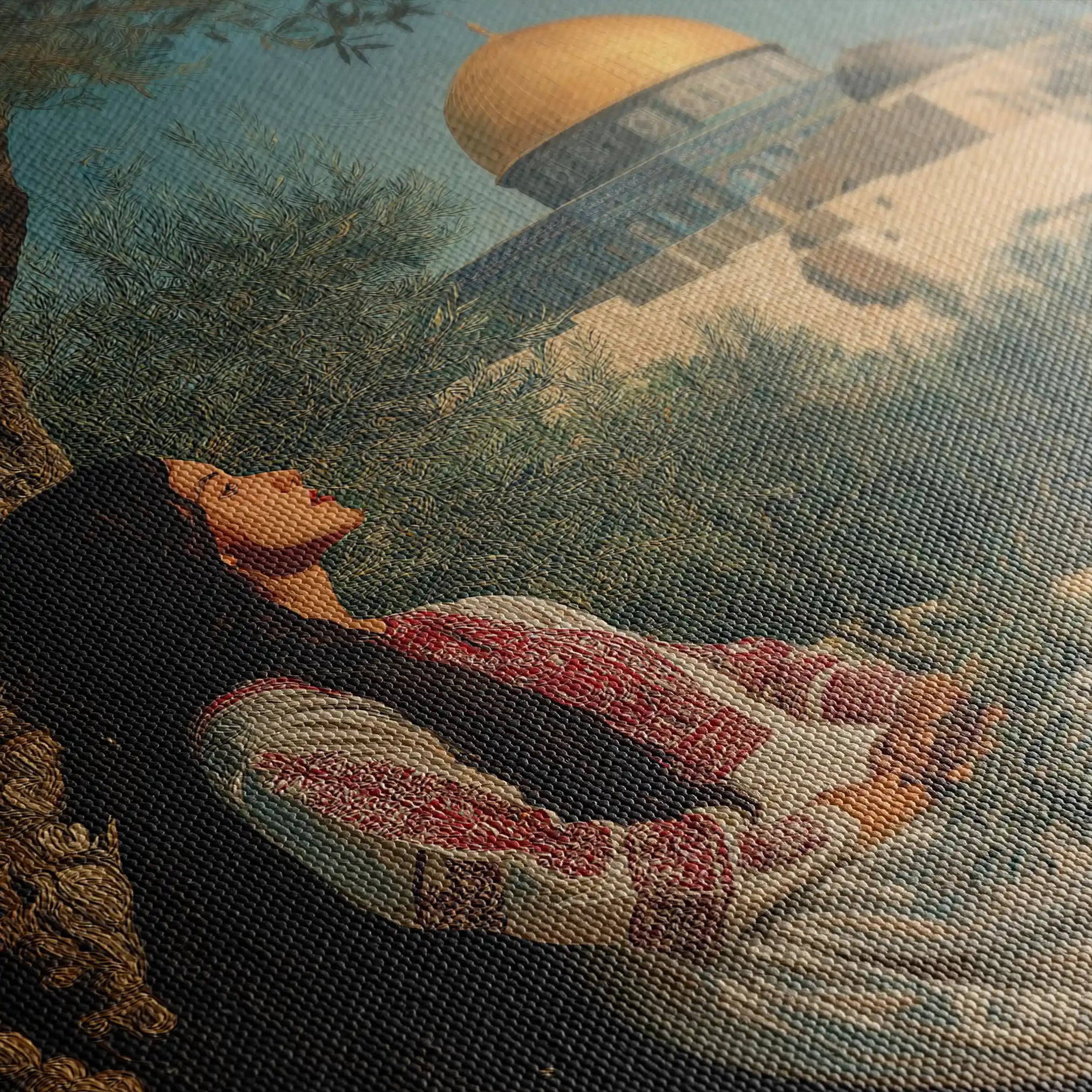 Palestine 100 Canvas Art 60 x 40 cm / Stretched on hidden frame
