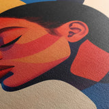 Portrait 100 Canvas Art 90 x 60 cm / Stretched on hidden frame