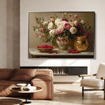 Floral Canvas Wall Art WAD1000-F 90 x 60 cm / Stretched on hidden frame