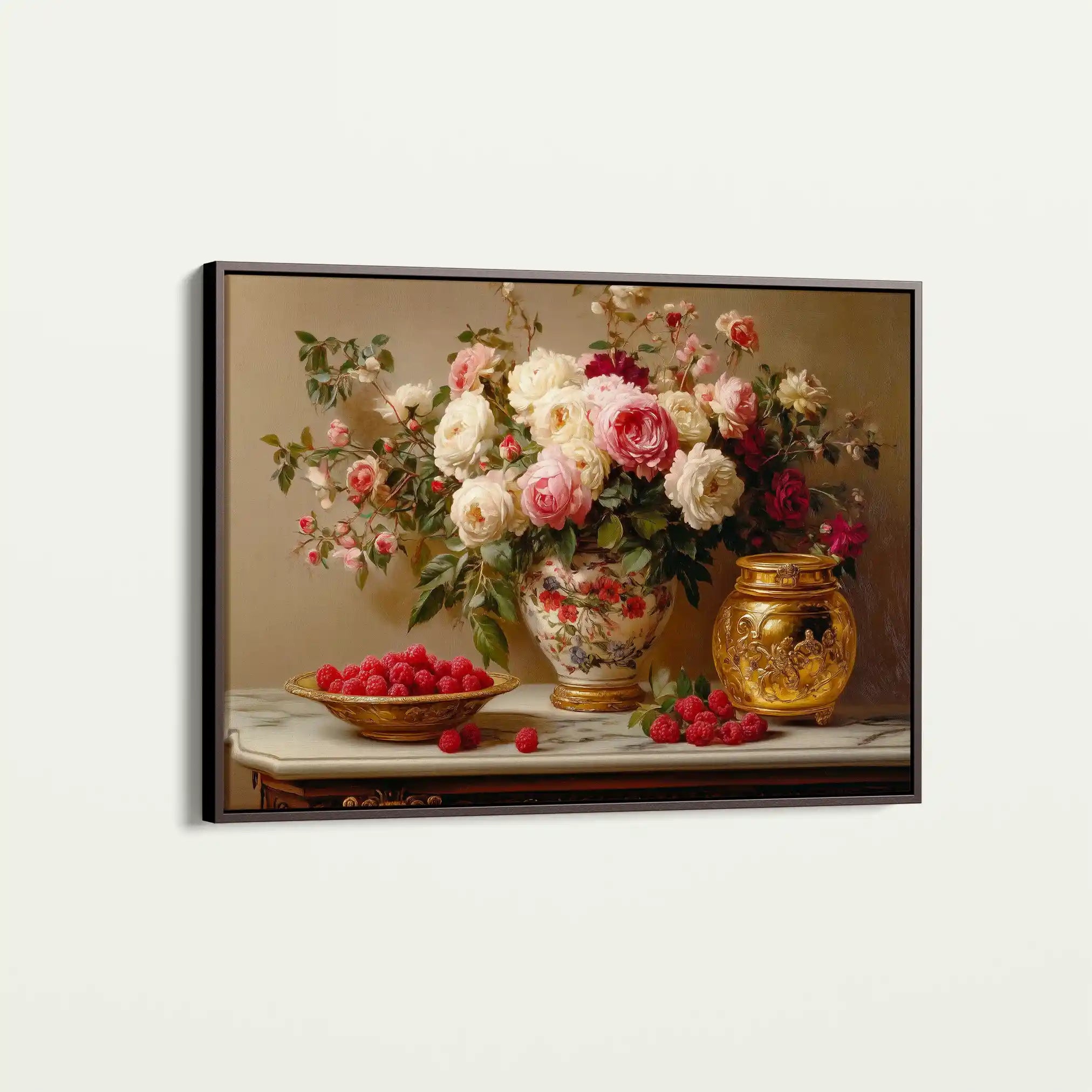 Floral Canvas Wall Art WAD1000-F 90 x 60 cm / Stretched on hidden frame