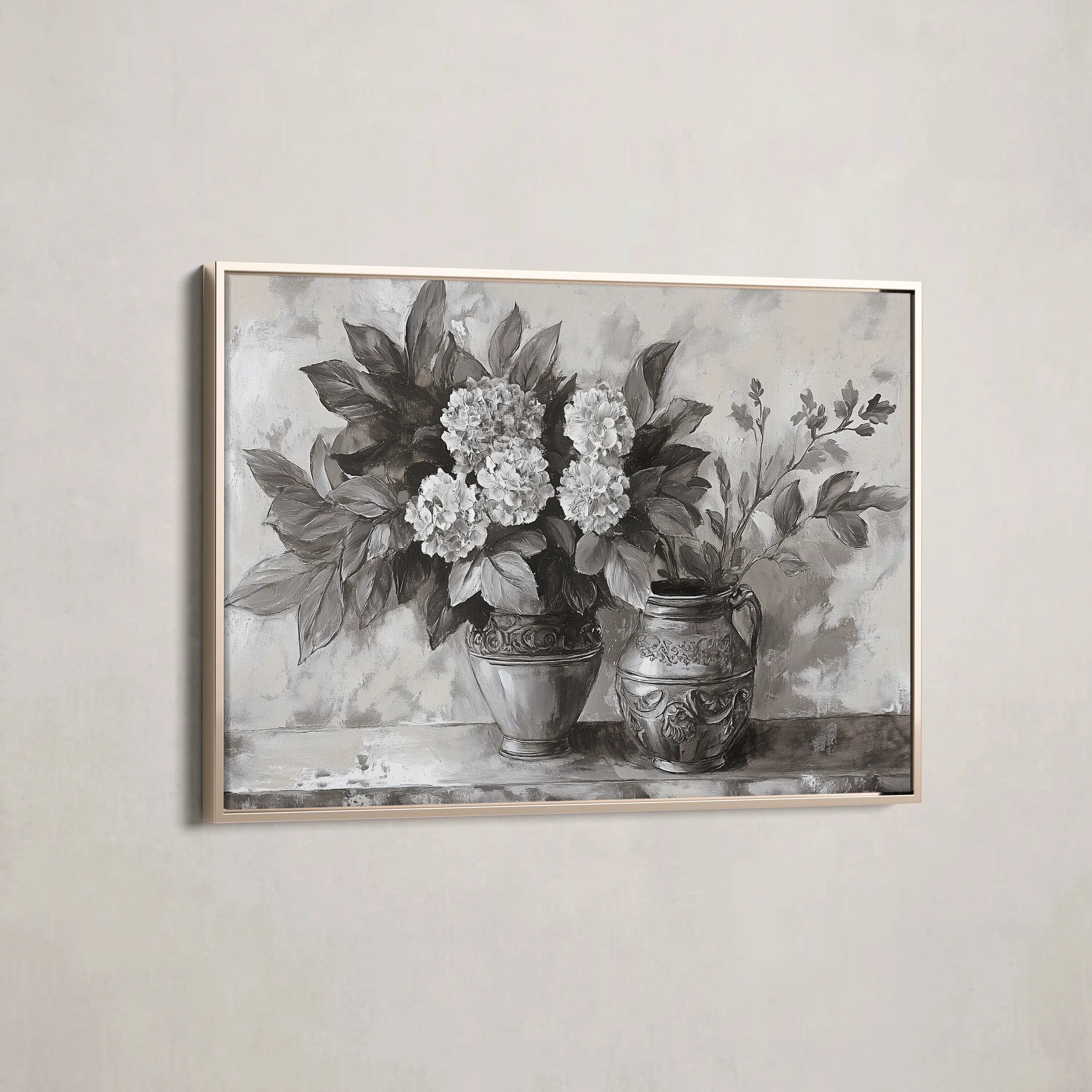 Floral Canvas Wall Art WAD1001-F 90 x 60 cm / Stretched on hidden frame