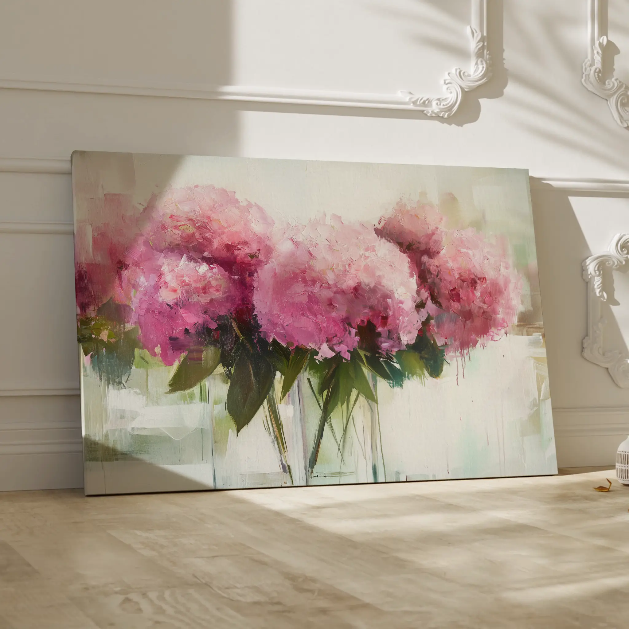 Floral Canvas Wall Art WAD1003-F 90 x 60 cm / Stretched on hidden frame