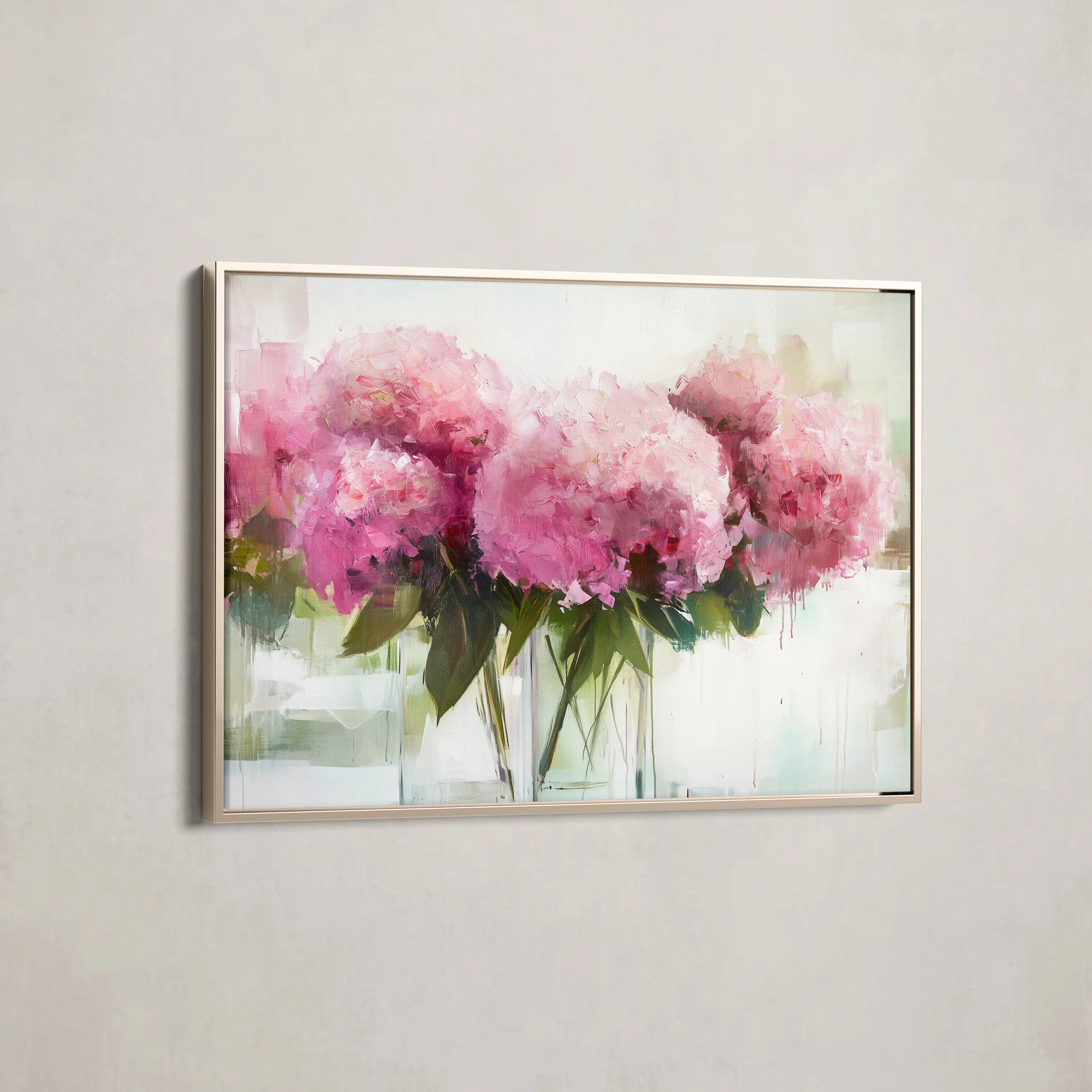 Floral Canvas Wall Art WAD1003-F 90 x 60 cm / Stretched on hidden frame