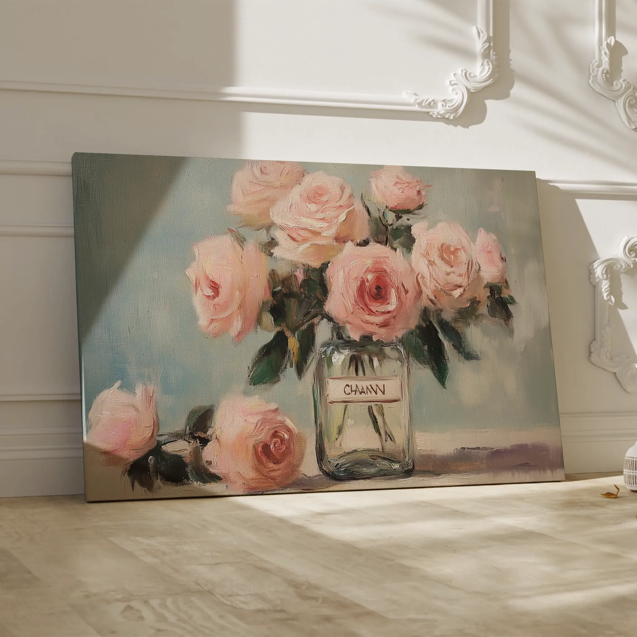 Floral Canvas Wall Art WAD1004-F 90 x 60 cm / Stretched on hidden frame