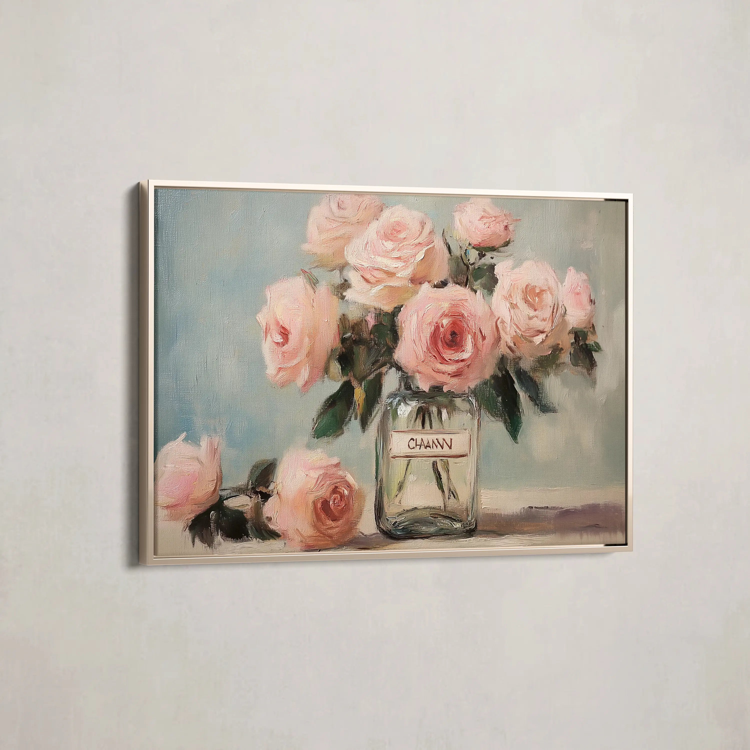 Floral Canvas Wall Art WAD1004-F 90 x 60 cm / Stretched on hidden frame