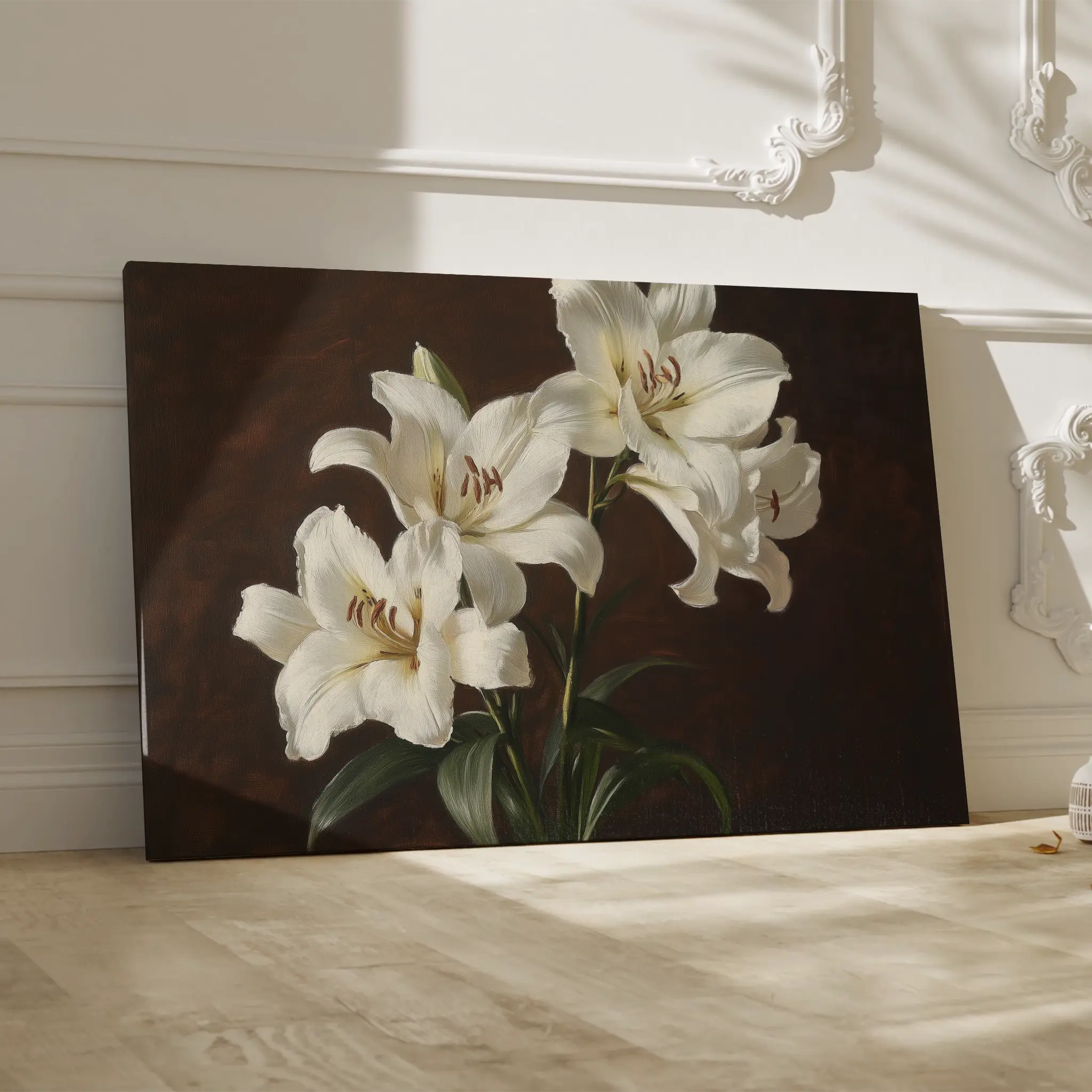 Floral Canvas Wall Art WAD1006-F 90 x 60 cm / Stretched on hidden frame