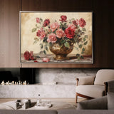 Floral Canvas Wall Art WAD1007-F 90 x 60 cm / Stretched on hidden frame
