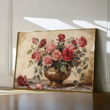 Floral Canvas Wall Art WAD1007-F 90 x 60 cm / Stretched on hidden frame