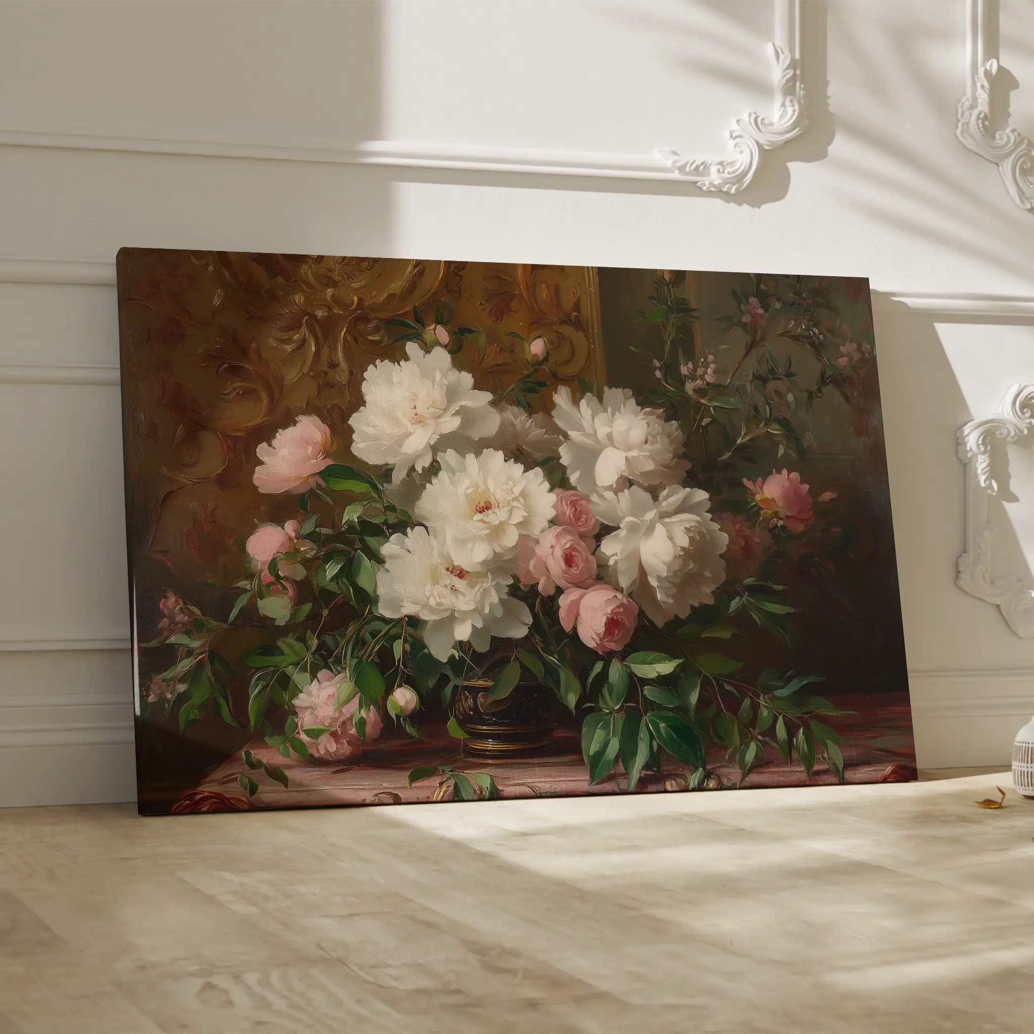 Floral Canvas Wall Art WAD1008-F 90 x 60 cm / Stretched on hidden frame