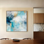 Abstract 1009 Canvas Art 60 x 60 cm / Stretched on hidden frame