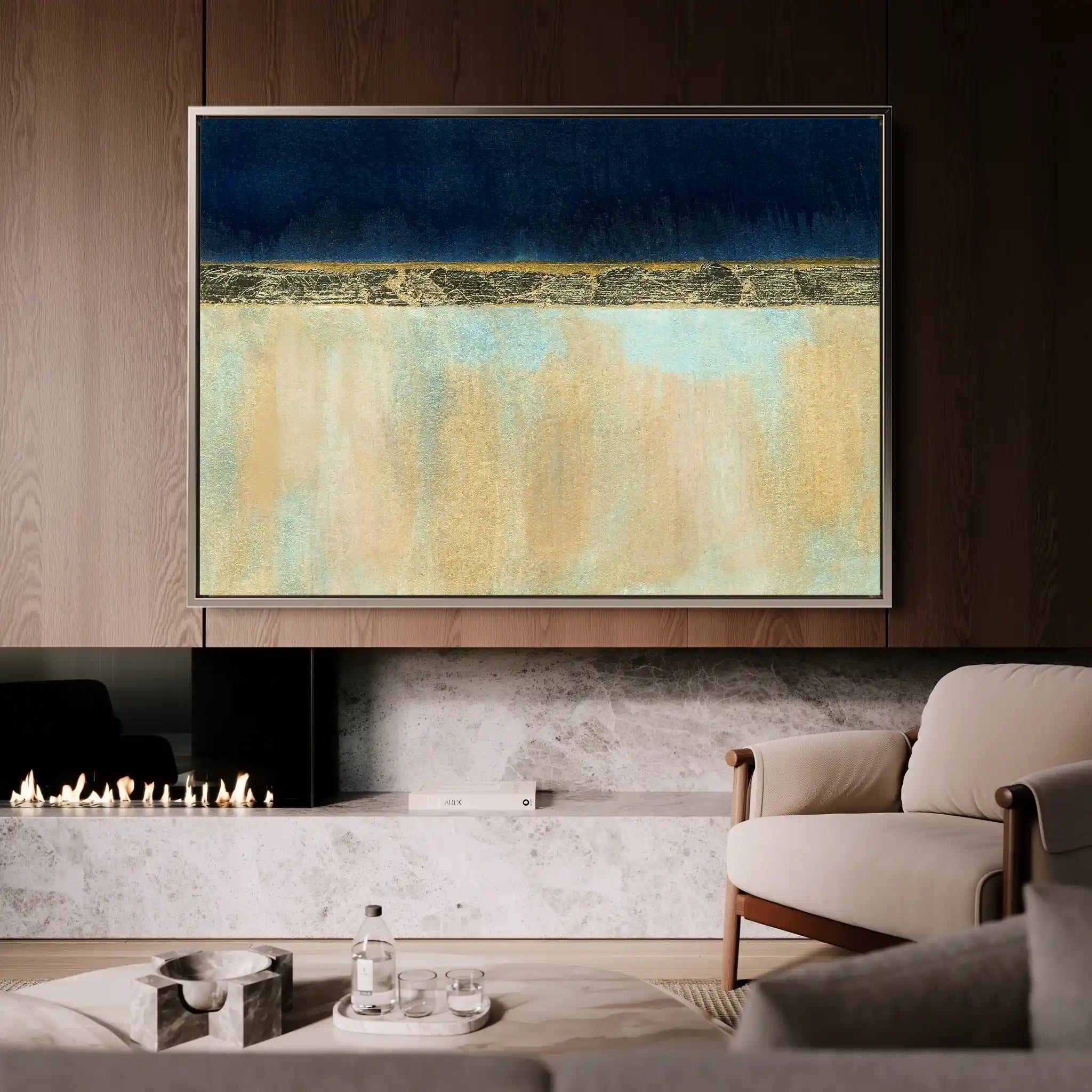 Abstract 101 Canvas Art 60 x 40 cm / Stretched on hidden frame