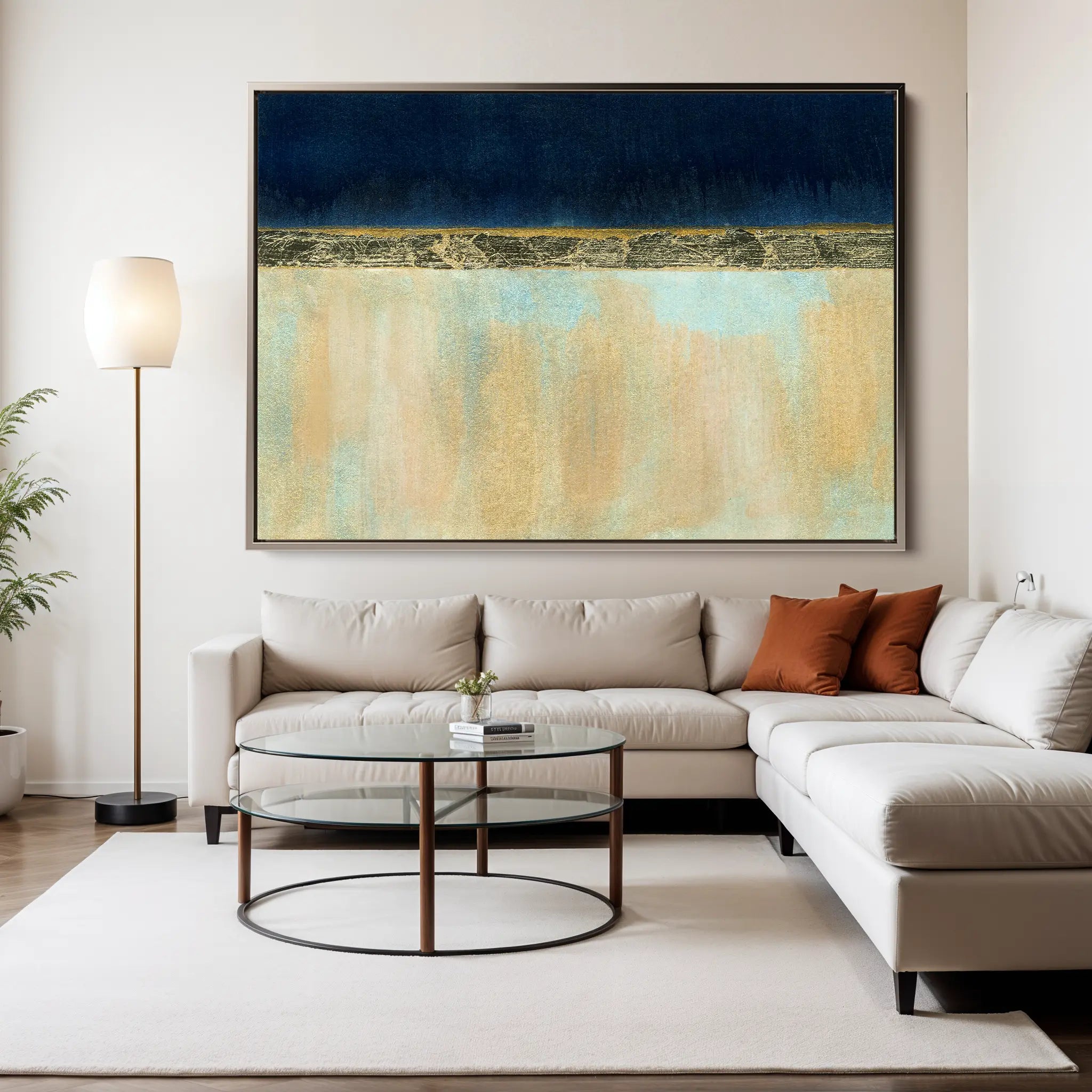 Abstract Canvas Wall Art WAD101-A 90 x 60 cm / Stretched on hidden frame