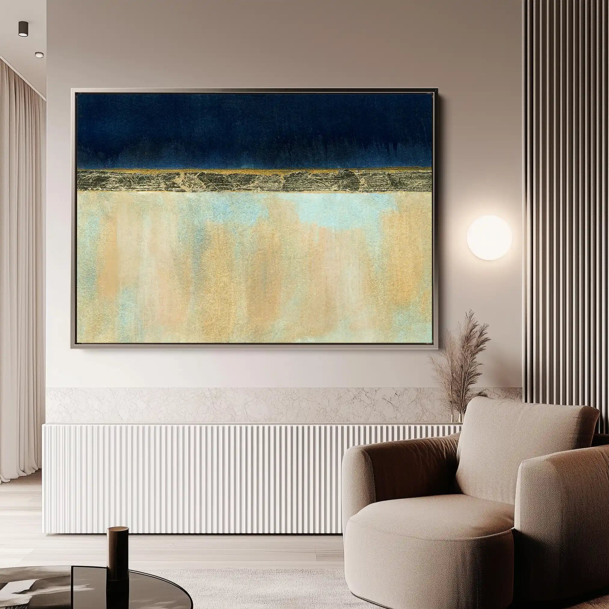 Abstract Canvas Wall Art WAD101-A 90 x 60 cm / Stretched on hidden frame
