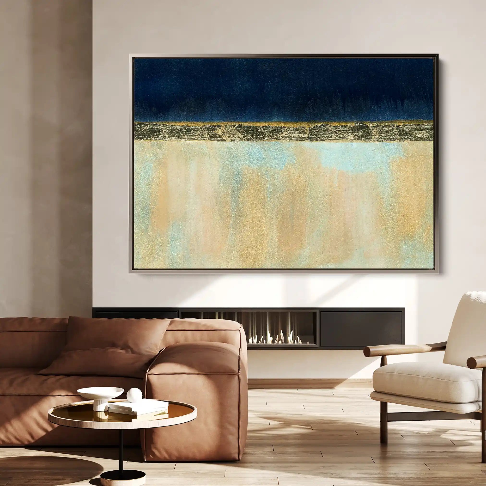 Abstract Canvas Wall Art WAD101-A 90 x 60 cm / Stretched on hidden frame