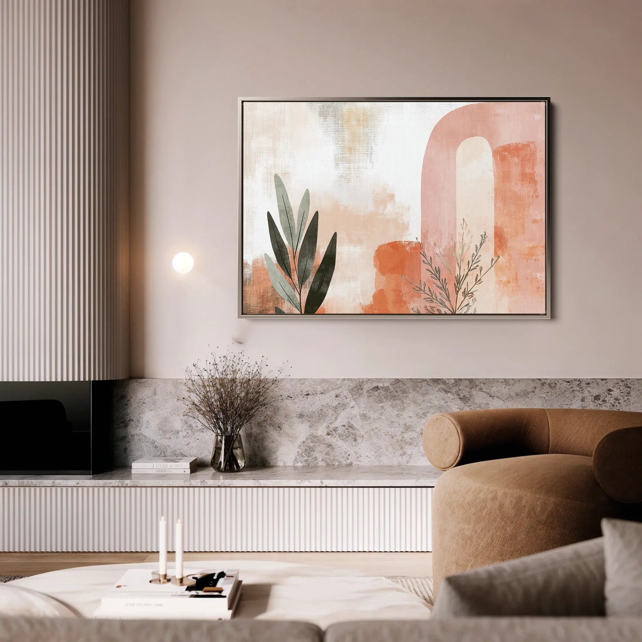 Boho Canvas Wall Art WAD101-BH 90 x 60 cm / Stretched on hidden frame