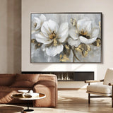 Floral Canvas Wall Art WAD101-F 90 x 60 cm / Stretched on hidden frame