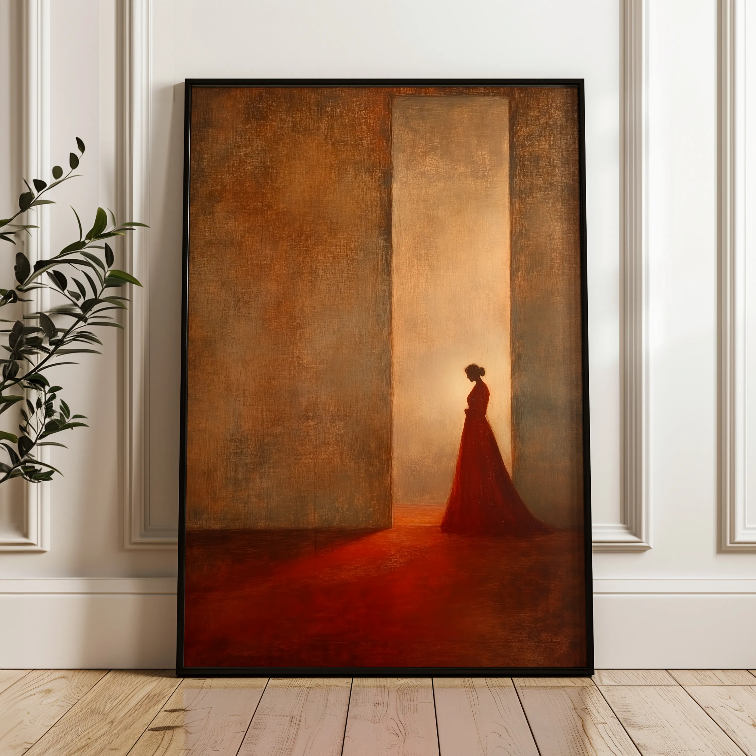 Portrait Canvas Wall Art WAD101-P 90 x 60 cm / Stretched on hidden frame