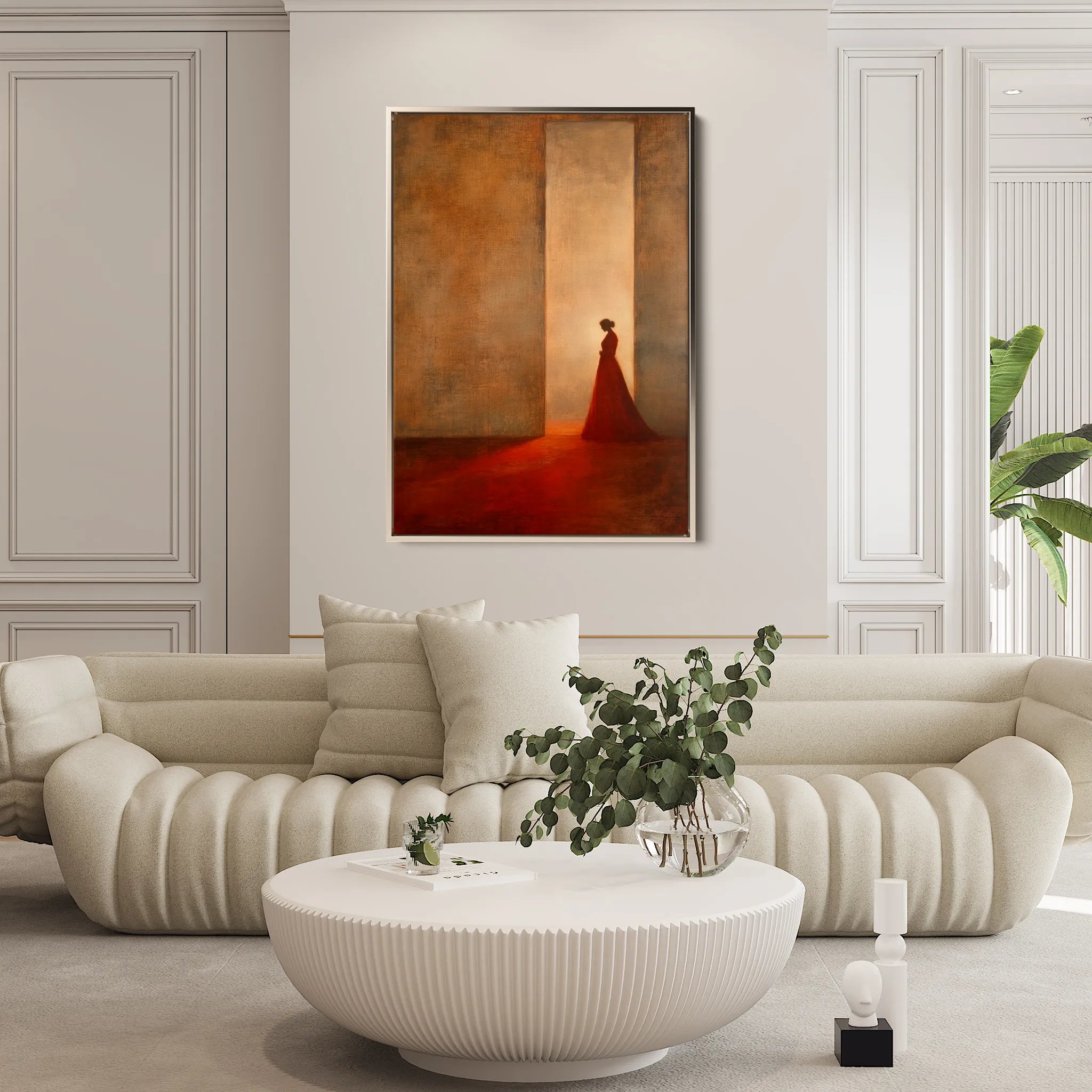 Portrait Canvas Wall Art WAD101-P 90 x 60 cm / Stretched on hidden frame