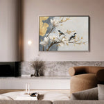 Floral Canvas Wall Art WAD1010-F 90 x 60 cm / Stretched on hidden frame