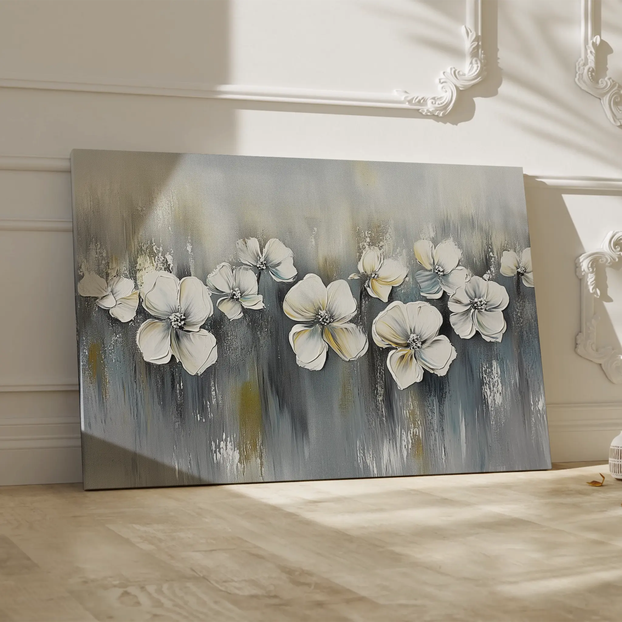 Floral Canvas Wall Art WAD1011-F 90 x 60 cm / Stretched on hidden frame