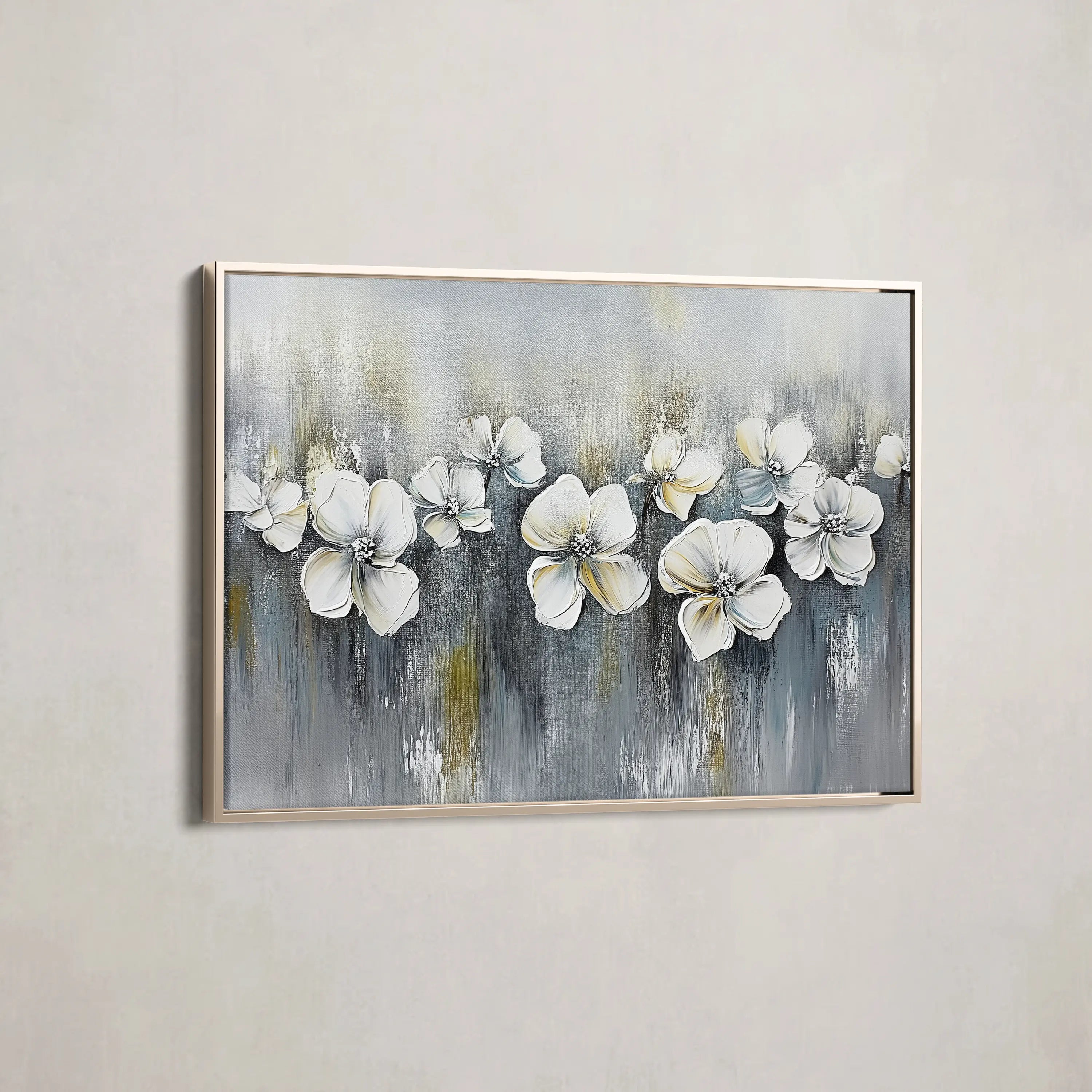 Floral Canvas Wall Art WAD1011-F 90 x 60 cm / Stretched on hidden frame