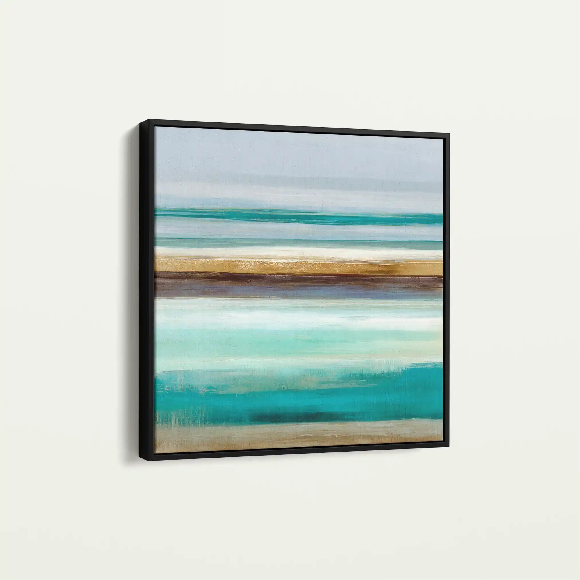 Abstract Canvas Wall Art WAD1014-A 80 x 80 cm / Stretched on hidden frame