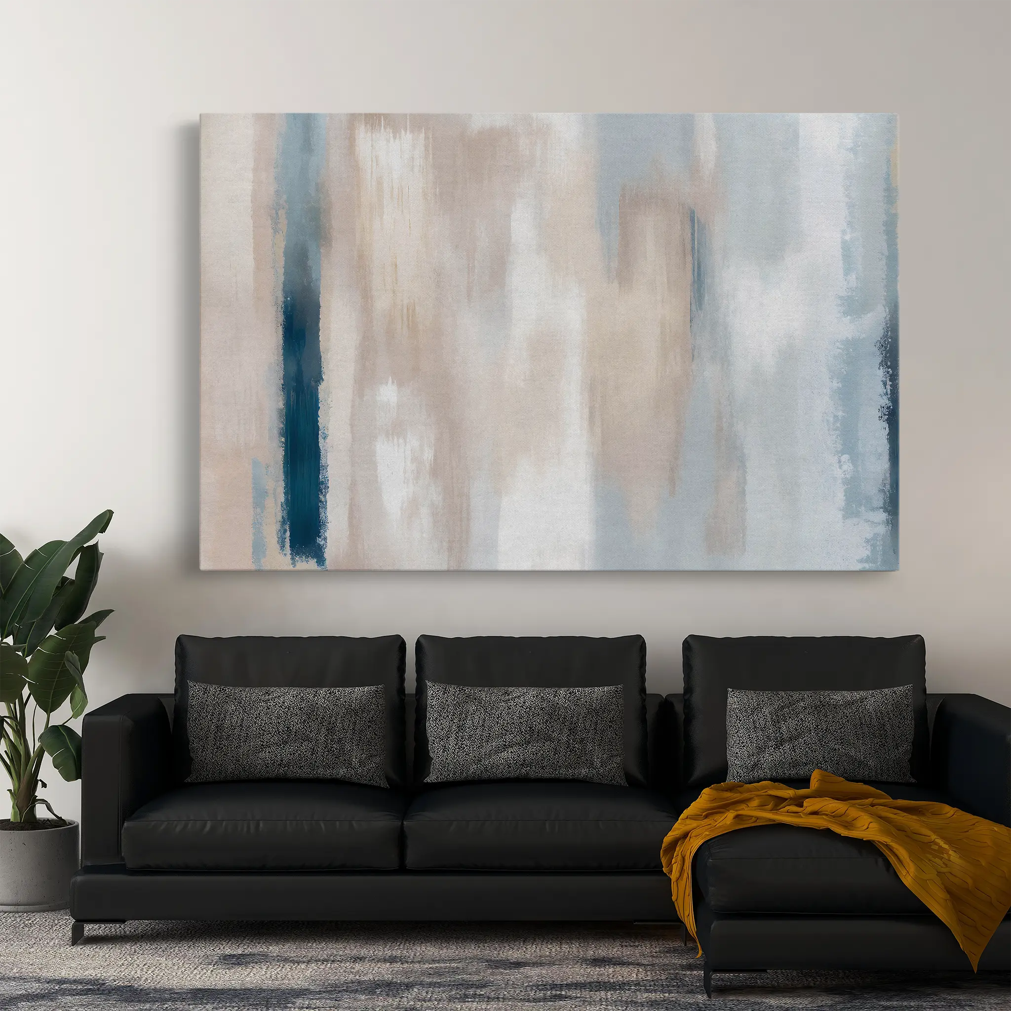 Abstract Canvas Wall Art WAD102-A 90 x 60 cm / Stretched on hidden frame