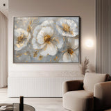 Floral Canvas Wall Art WAD102-F 90 x 60 cm / Stretched on hidden frame