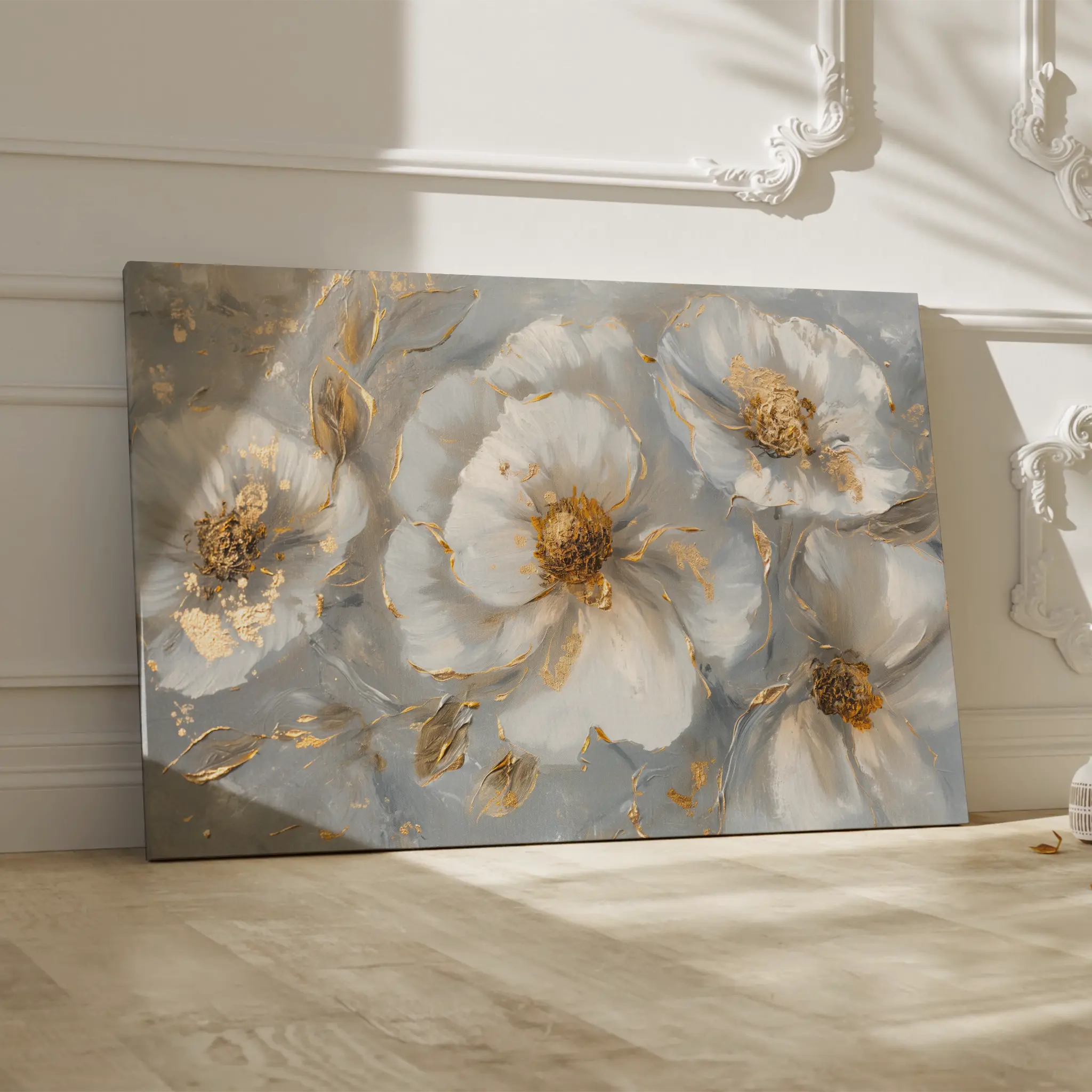 Floral Canvas Wall Art WAD102-F 90 x 60 cm / Stretched on hidden frame