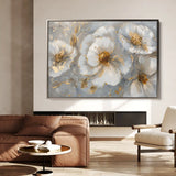 Floral Canvas Wall Art WAD102-F 90 x 60 cm / Stretched on hidden frame