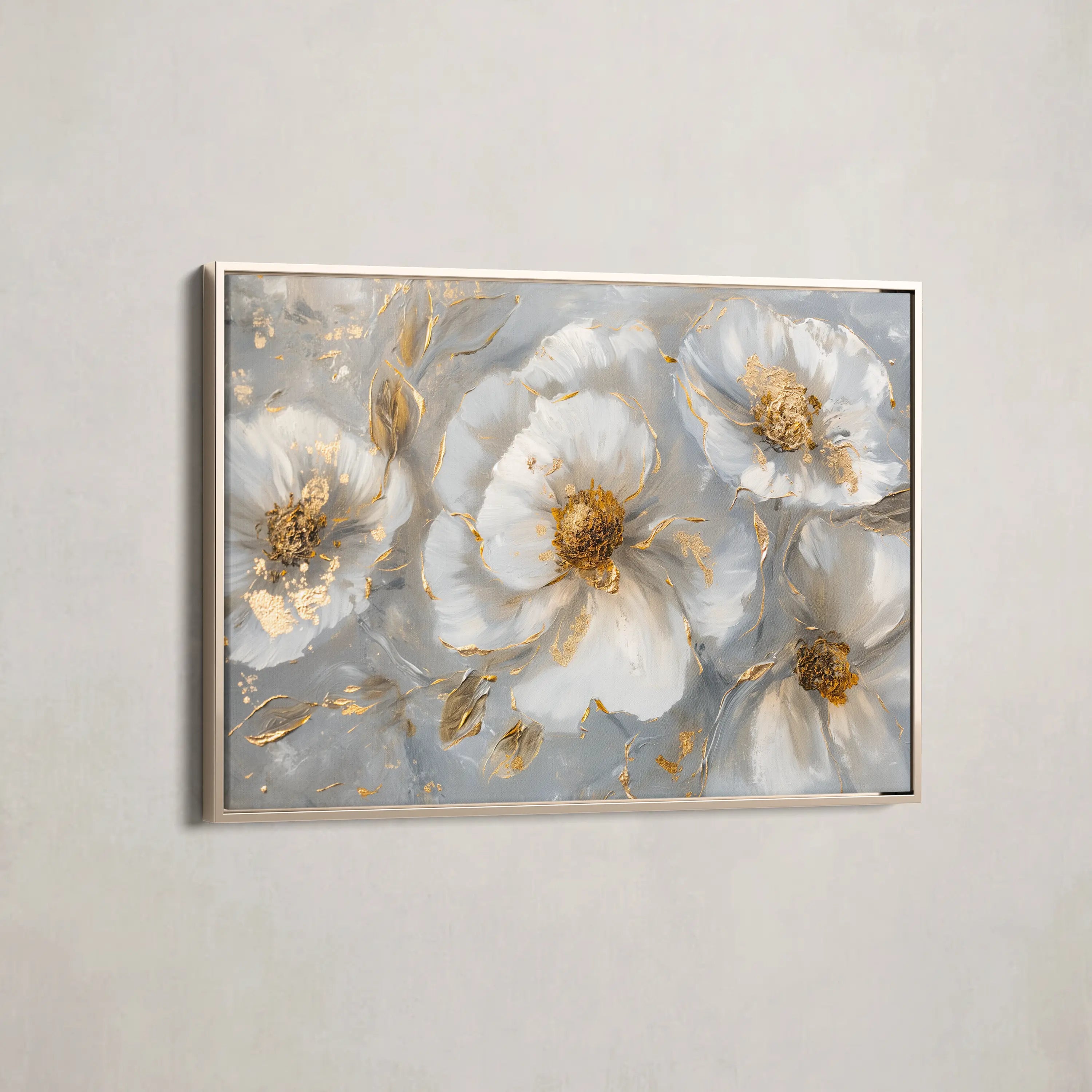 Floral Canvas Wall Art WAD102-F 90 x 60 cm / Stretched on hidden frame