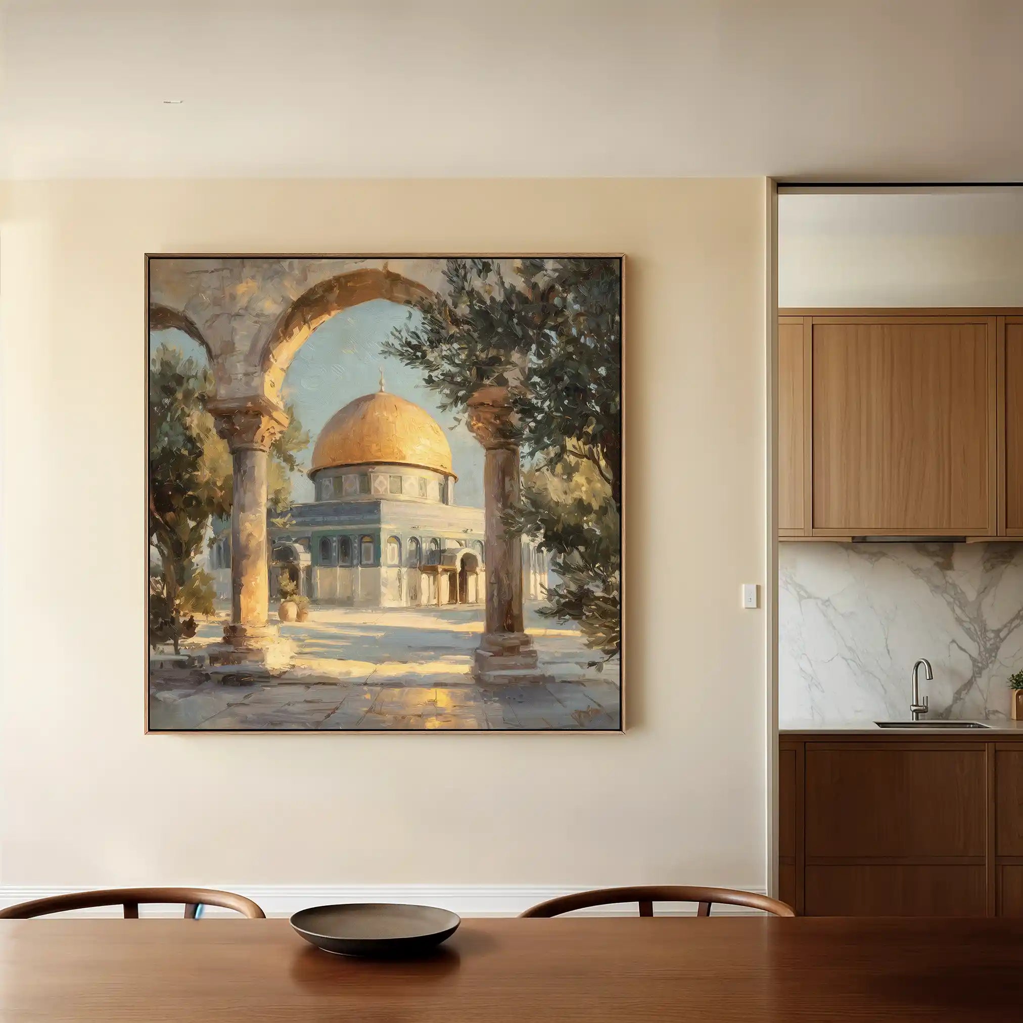 Palestine 102 Canvas Art 60 x 60 cm / Stretched on hidden frame
