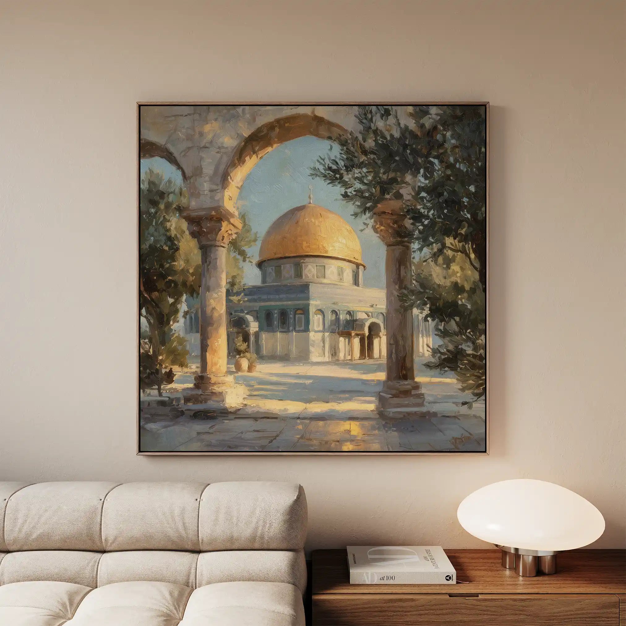 Palestine 102 Canvas Art 60 x 60 cm / Stretched on hidden frame