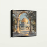 Palestine 102 Canvas Art 60 x 60 cm / Stretched on hidden frame