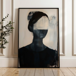 Portrait 102 Canvas Art 90 x 60 cm / Stretched on hidden frame