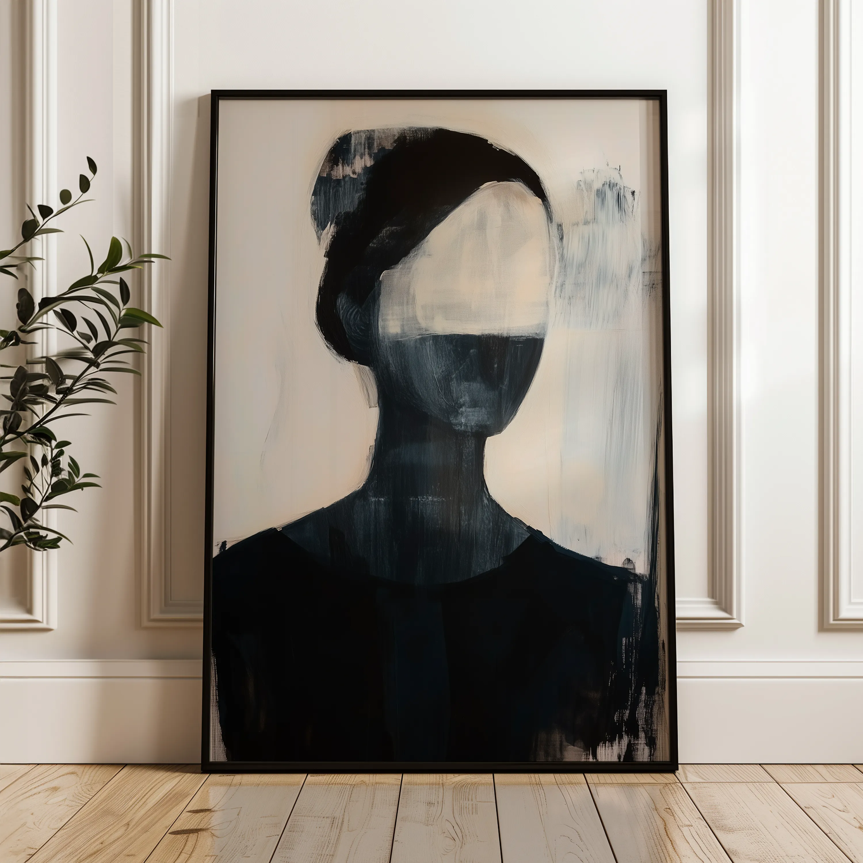 Portrait Canvas Wall Art WAD102-P 90 x 60 cm / Stretched on hidden frame