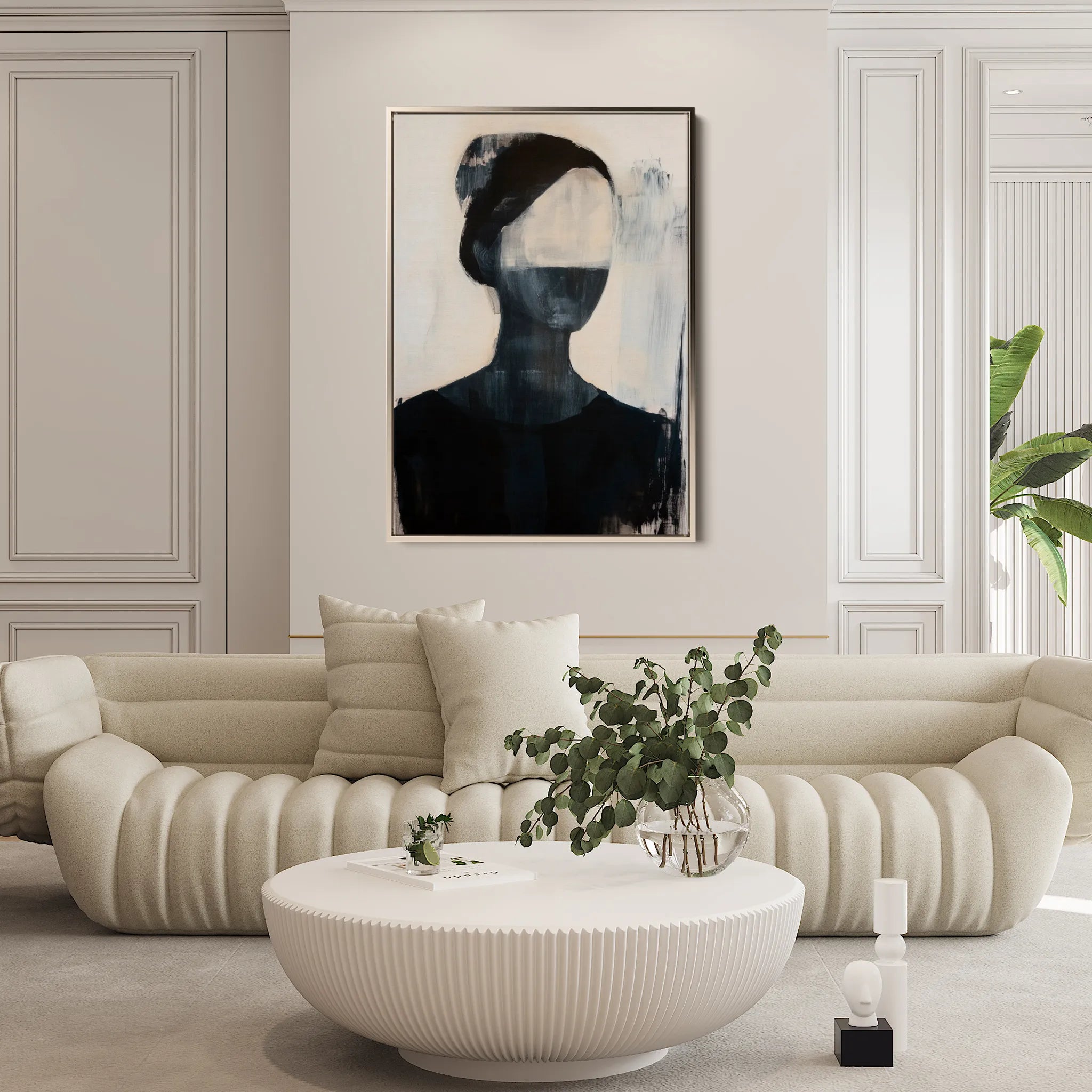 Portrait Canvas Wall Art WAD102-P 90 x 60 cm / Stretched on hidden frame