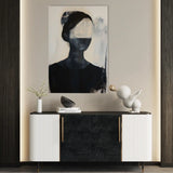 Portrait 102 Canvas Art 90 x 60 cm / Stretched on hidden frame
