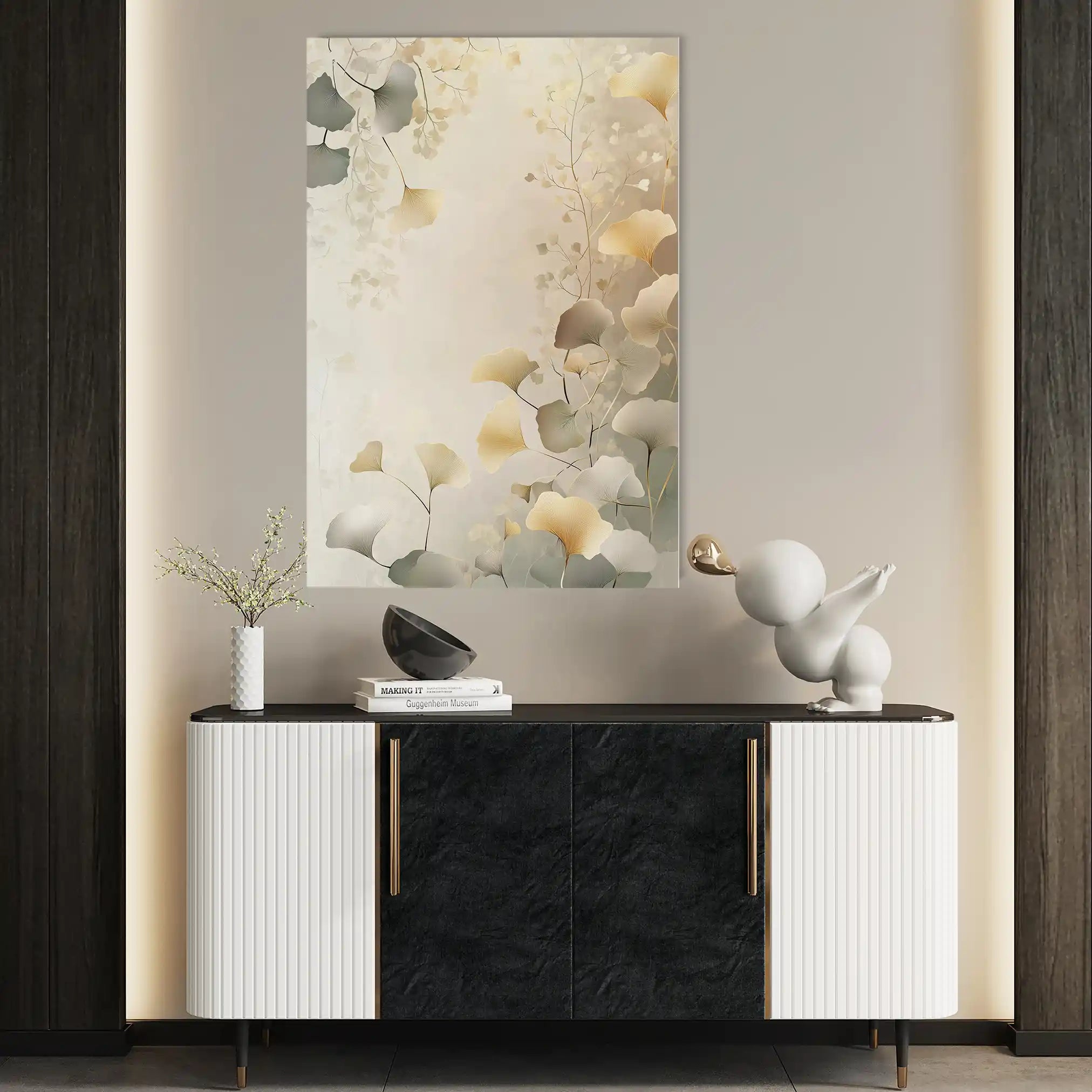 Floral Canvas Wall Art WAD1021-F 90 x 60 cm / Stretched on hidden frame