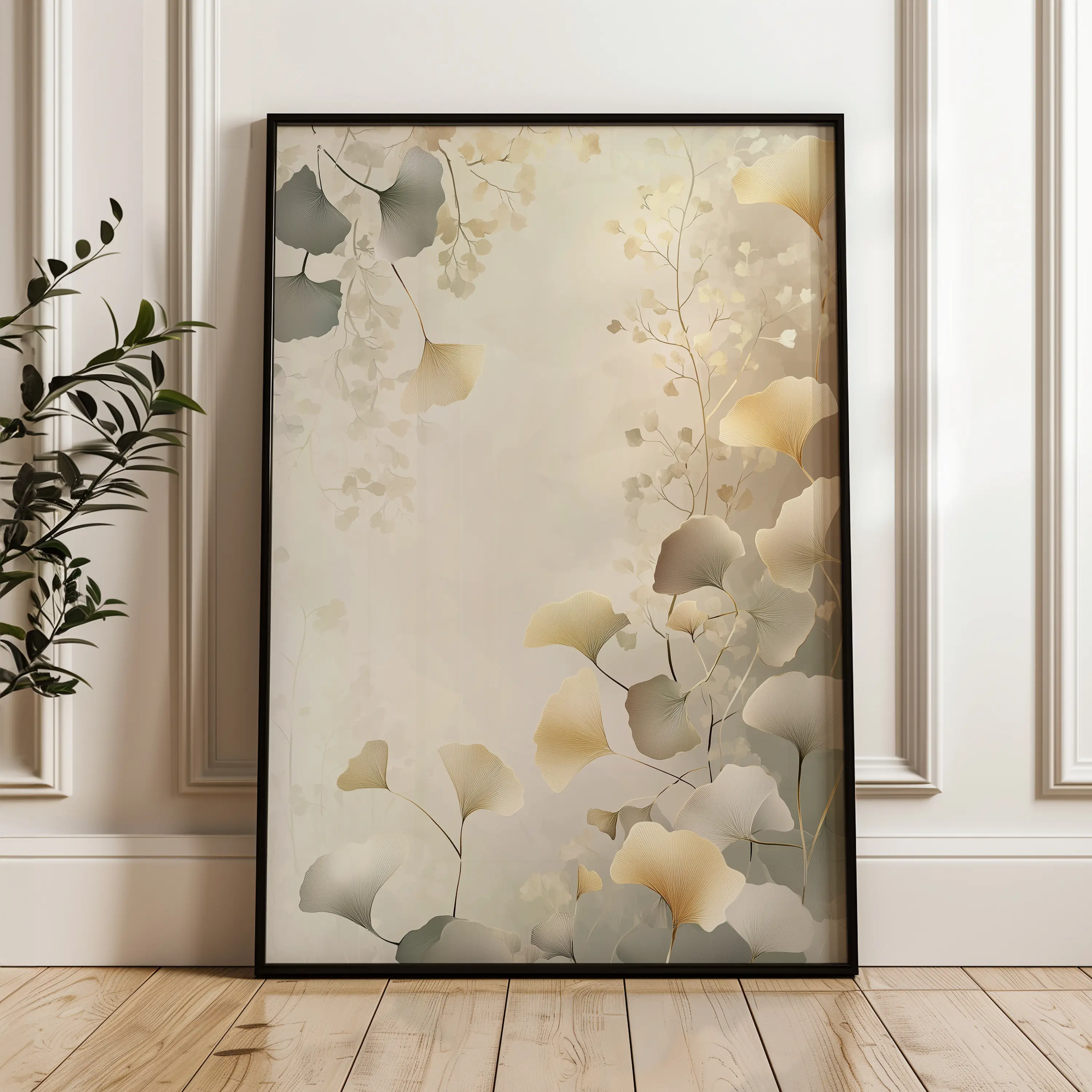 Floral Canvas Wall Art WAD1021-F 90 x 60 cm / Stretched on hidden frame