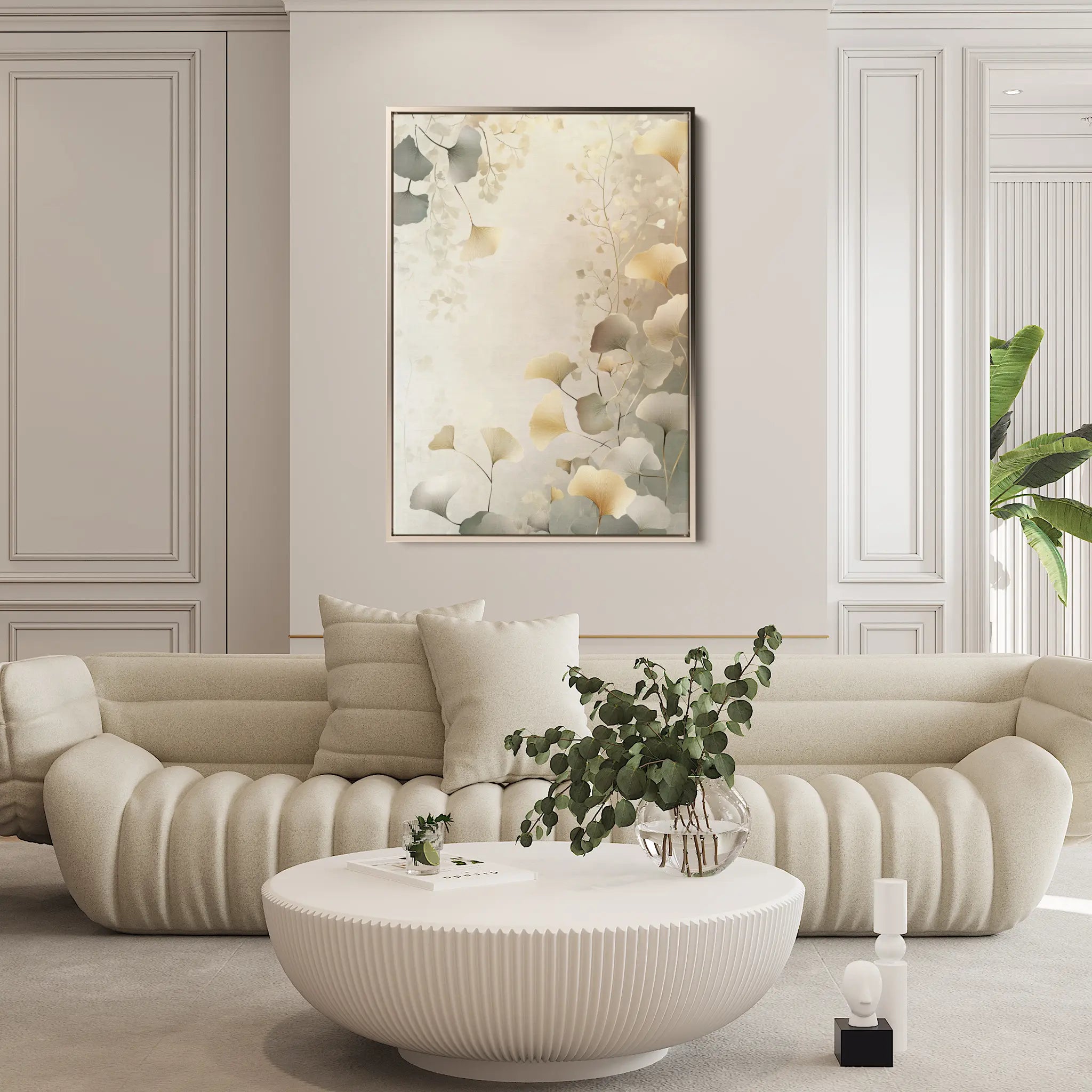 Floral Canvas Wall Art WAD1021-F 90 x 60 cm / Stretched on hidden frame