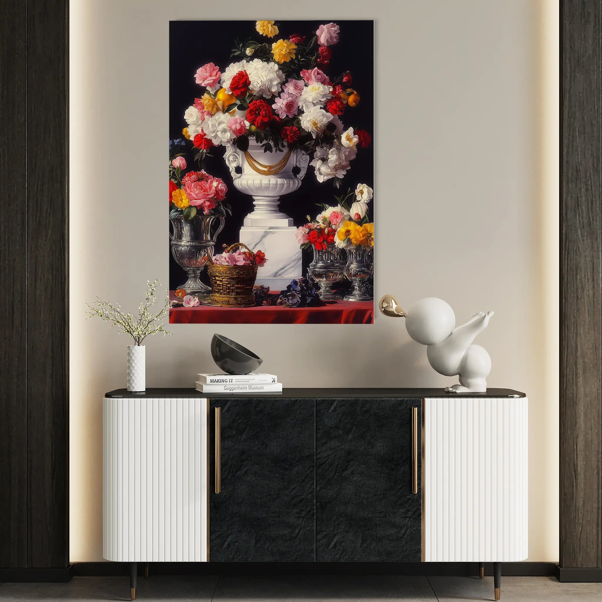 Floral Canvas Wall Art WAD1022-F 90 x 60 cm / Stretched on hidden frame