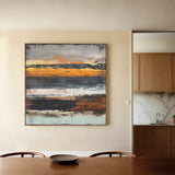 Abstract 1024 Canvas Art 60 x 60 cm / Stretched on hidden frame