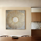 Abstract 1025 Canvas Art 60 x 60 cm / Stretched on hidden frame