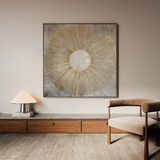 Abstract 1025 Canvas Art 60 x 60 cm / Stretched on hidden frame
