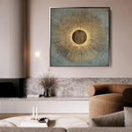 Abstract 1028 Canvas Art 60 x 60 cm / Stretched on hidden frame